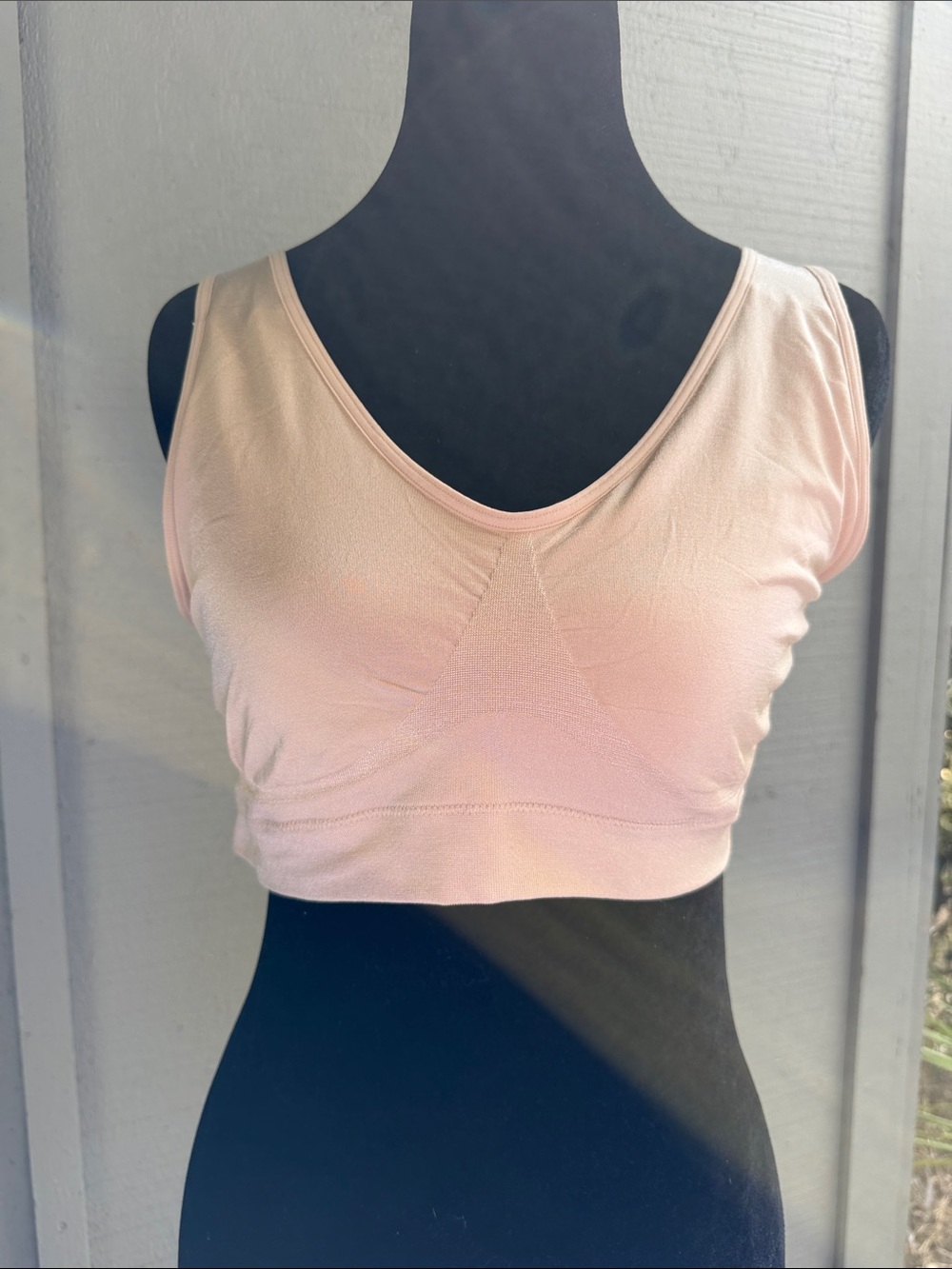 Wacoal Pale Pink Seamless Stretch Sports Bra